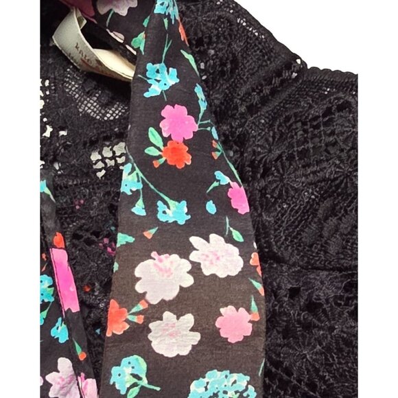 Women's - Kate Spade Greenhouse Floral Lace Yoke Top, Size Small - Picture 8 of 9